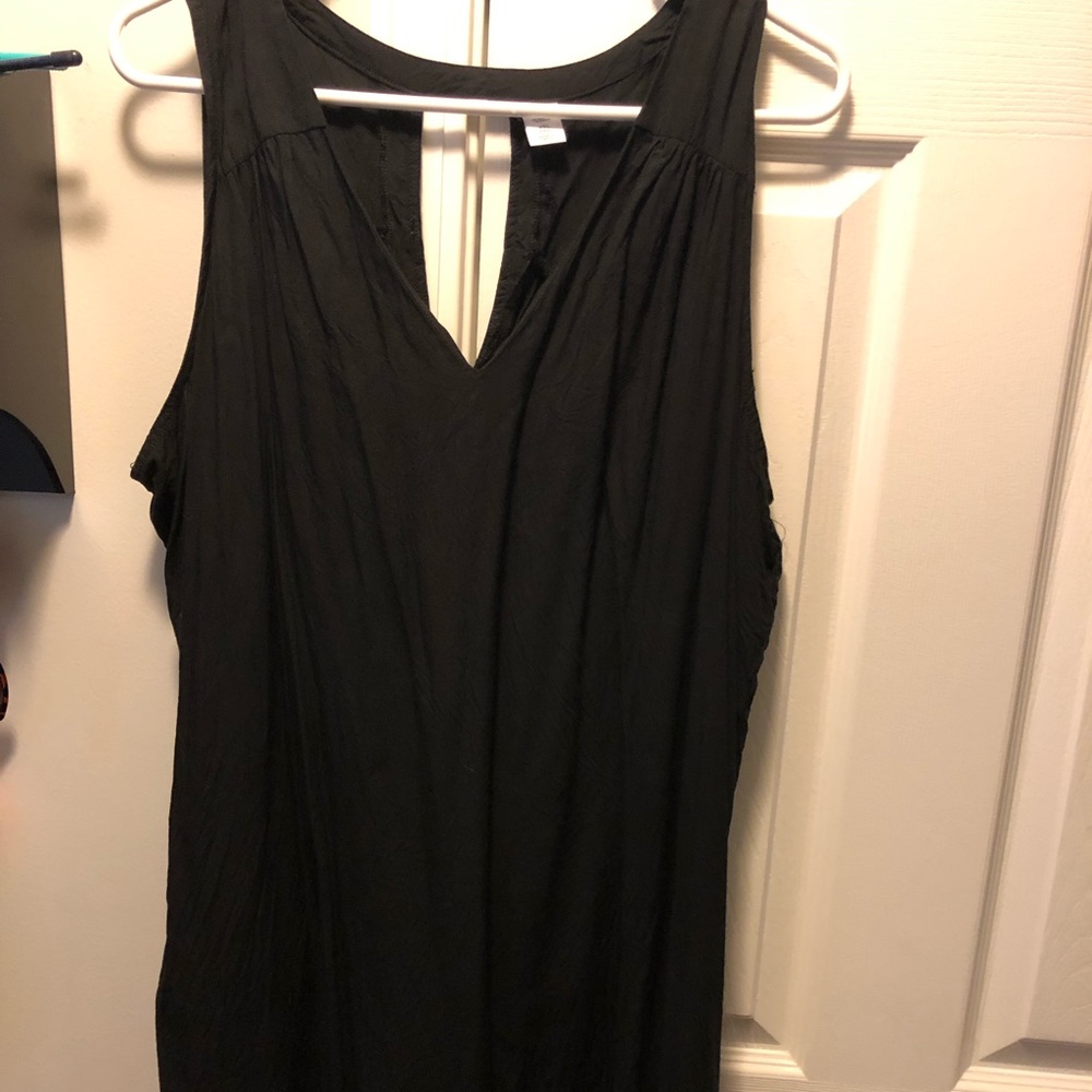 Old Navy 2X black dress worn once